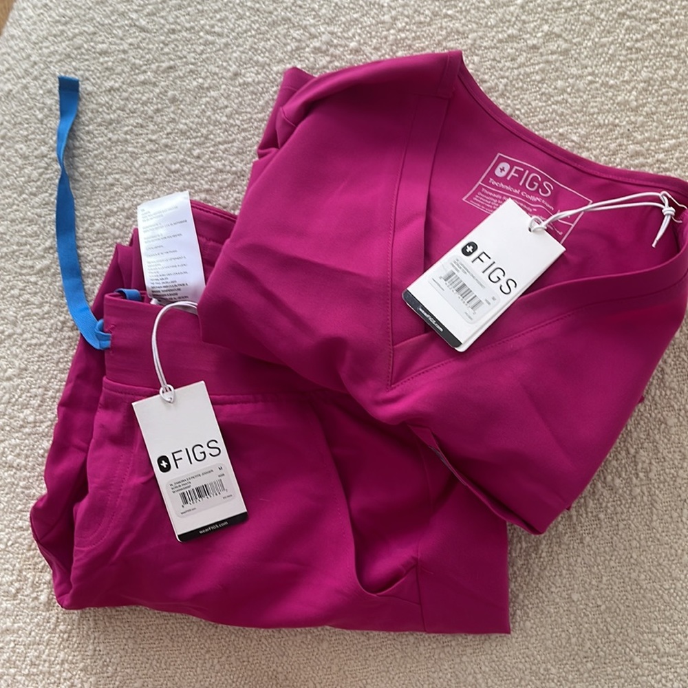 zamora petite jogger raspberry size m and catarina top